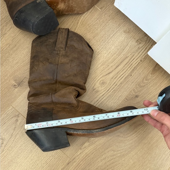 Genuine Leather Durango Slouch Cowboy Boots - Picture 8 of 8